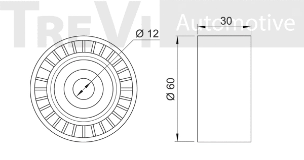 Deflection/Guide Pulley, timing belt