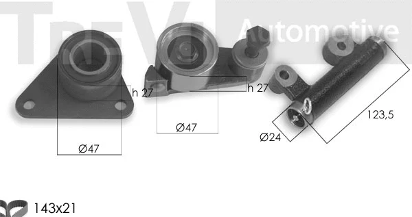 Timing Belt Kit (KD1416)