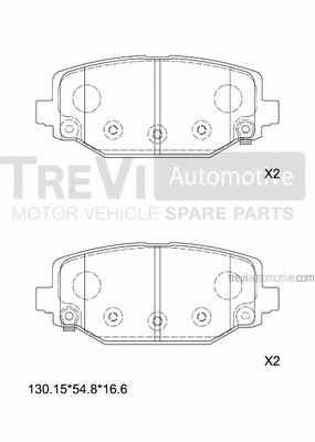 Brake Pad Set, disc brake (PF1523)