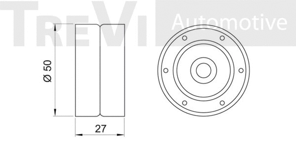 Deflection/Guide Pulley, timing belt