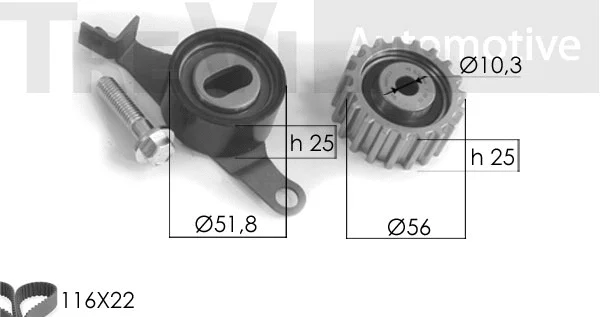 Timing Belt Kit (KD1042)