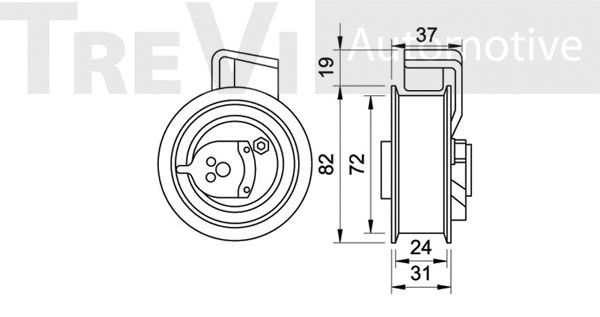 Tensioner Pulley, timing belt