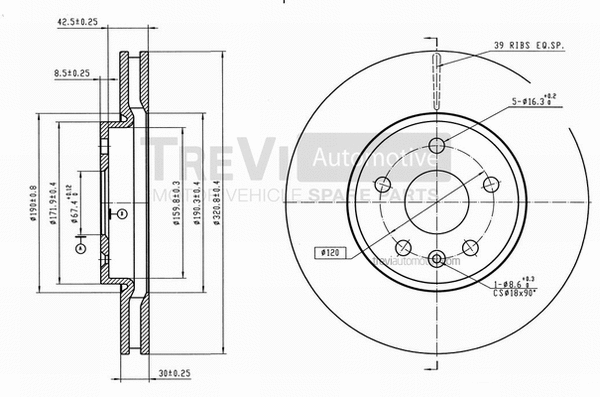 Brake Disc (BD1248)