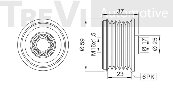 Alternator Freewheel Clutch
