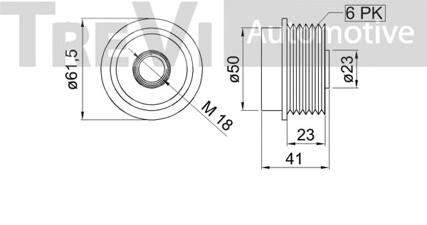 Alternator Freewheel Clutch