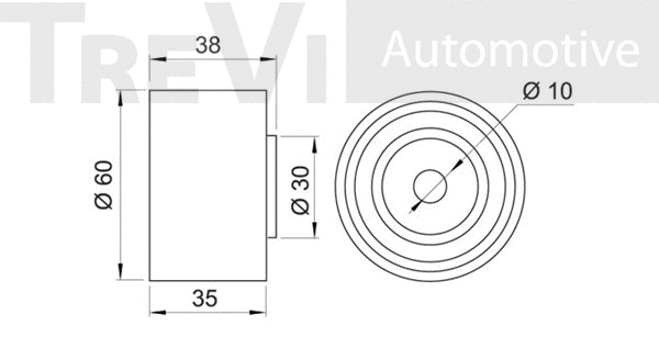 Tensioner Pulley, timing belt
