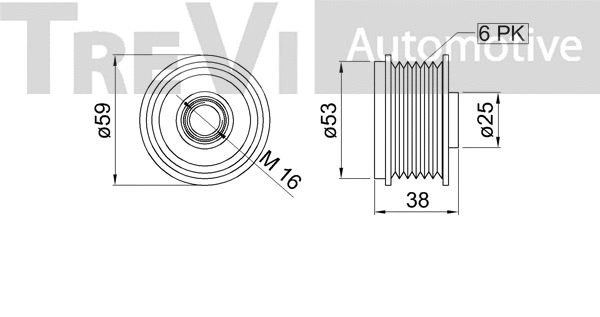 Alternator Freewheel Clutch