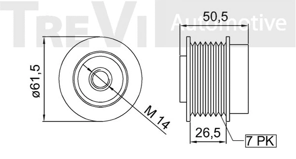 Alternator Freewheel Clutch