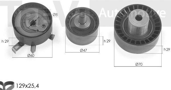 Timing Belt Kit (KD1280)