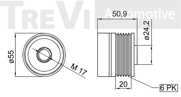 Alternator Freewheel Clutch