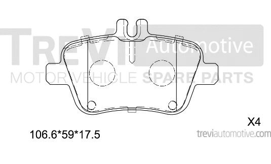 Brake Pad Set, disc brake (PF1400)