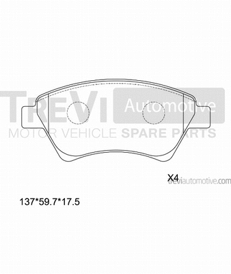 Brake Pad Set, disc brake (PF1161)