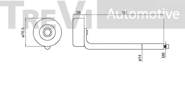 Tensioner Pulley, V-ribbed belt