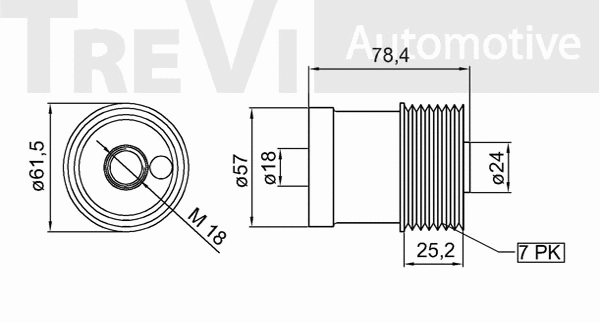 Alternator Freewheel Clutch