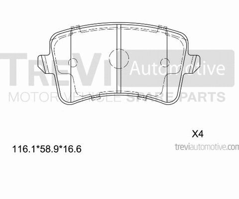 Brake Pad Set, disc brake (PF1371)