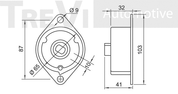Belt Tensioner, V-ribbed belt