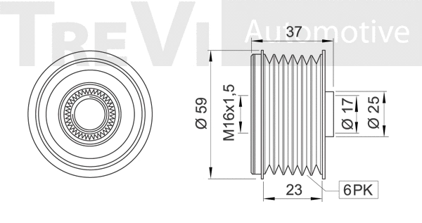 Alternator Freewheel Clutch