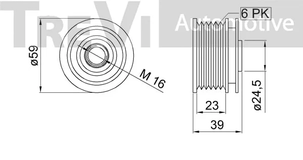 Alternator Freewheel Clutch