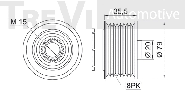 Alternator Freewheel Clutch
