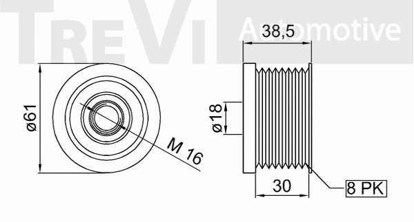 Alternator Freewheel Clutch