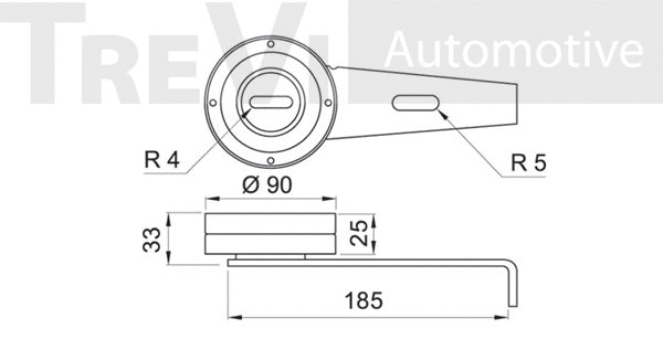 Tensioner Pulley, V-ribbed belt