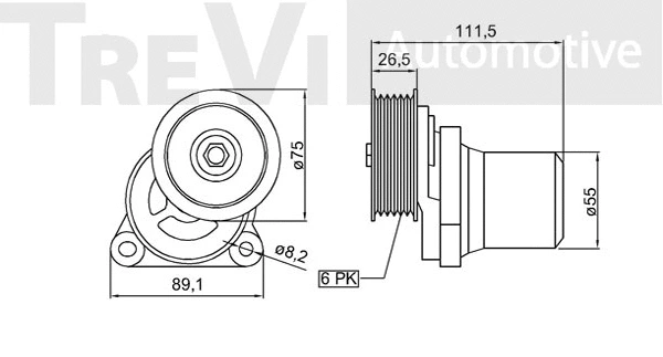 Tensioner Lever, V-ribbed belt