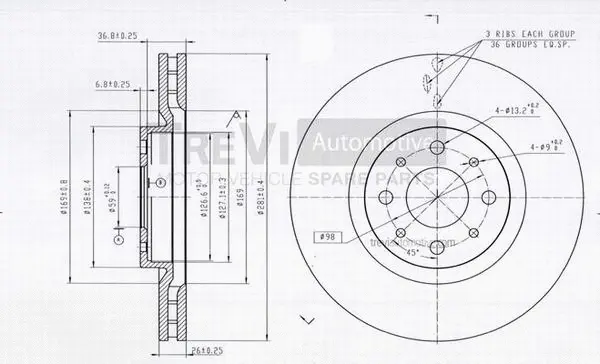 Brake Disc (BD1099)