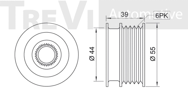 Alternator Freewheel Clutch