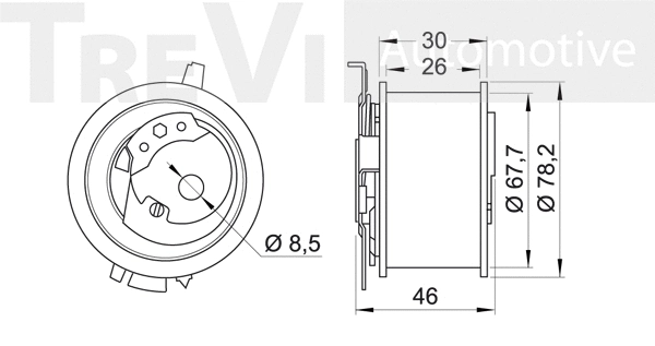 Tensioner Pulley, timing belt