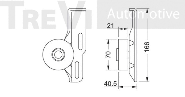 Tensioner Pulley, V-ribbed belt