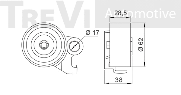 Tensioner Pulley, timing belt