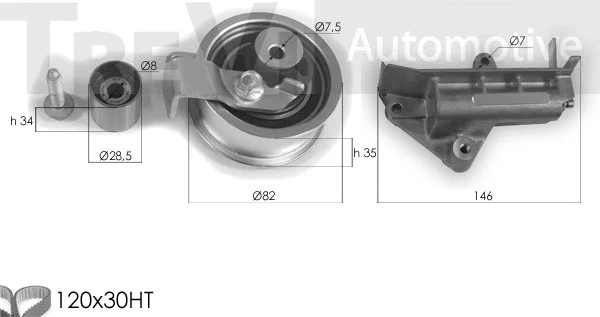 Timing Belt Kit (KD1269)