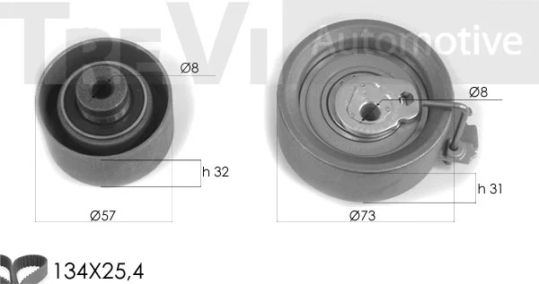 Timing Belt Kit (KD1258)