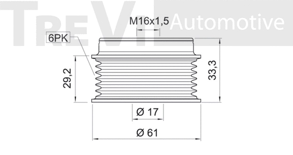 Alternator Freewheel Clutch