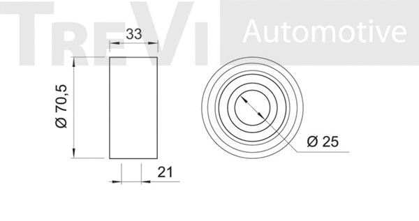 Tensioner Pulley, timing belt