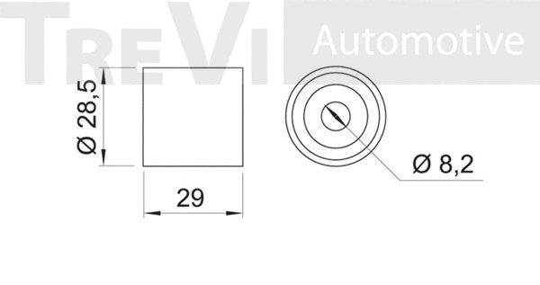 Deflection/Guide Pulley, timing belt
