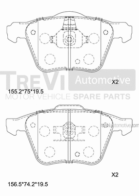 Brake Pad Set, disc brake (PF1201)