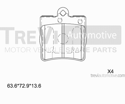 Brake Pad Set, disc brake (PF1059)
