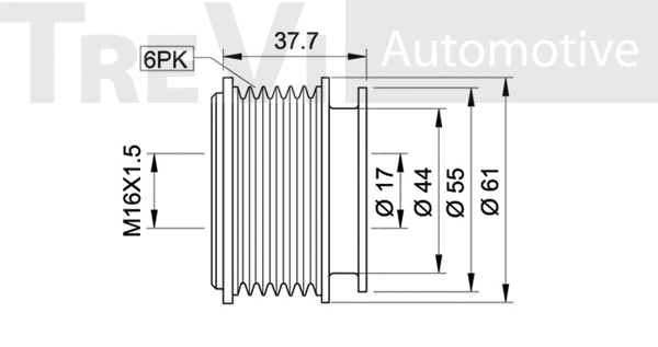 Alternator Freewheel Clutch