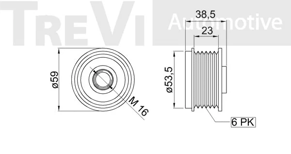 Alternator Freewheel Clutch