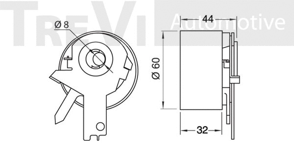 Tensioner Pulley, timing belt