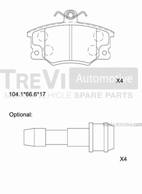 Brake Pad Set, disc brake (PF1355)