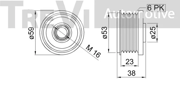Alternator Freewheel Clutch