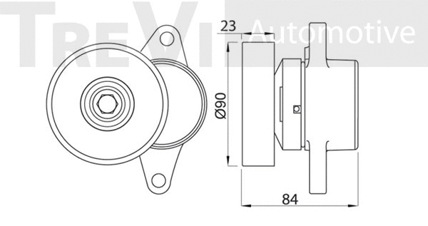 Tensioner Lever, V-ribbed belt