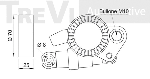 Belt Tensioner, V-ribbed belt