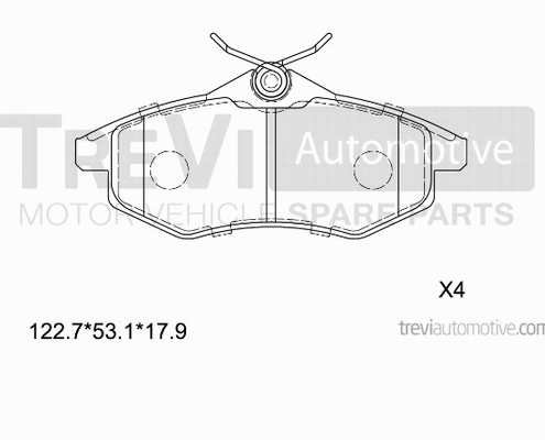 Brake Pad Set, disc brake (PF1159)