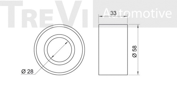Deflection/Guide Pulley, timing belt