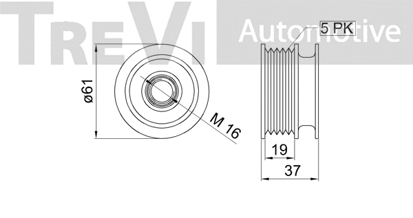 Alternator Freewheel Clutch