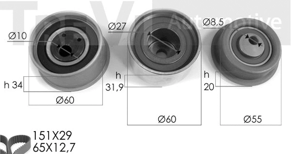 Timing Belt Kit (KD1034)