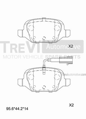 Brake Pad Set, disc brake (PF1066)